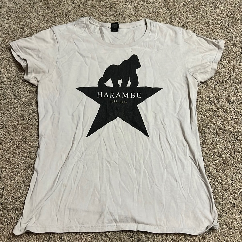 Harambe Hamilton t shirt